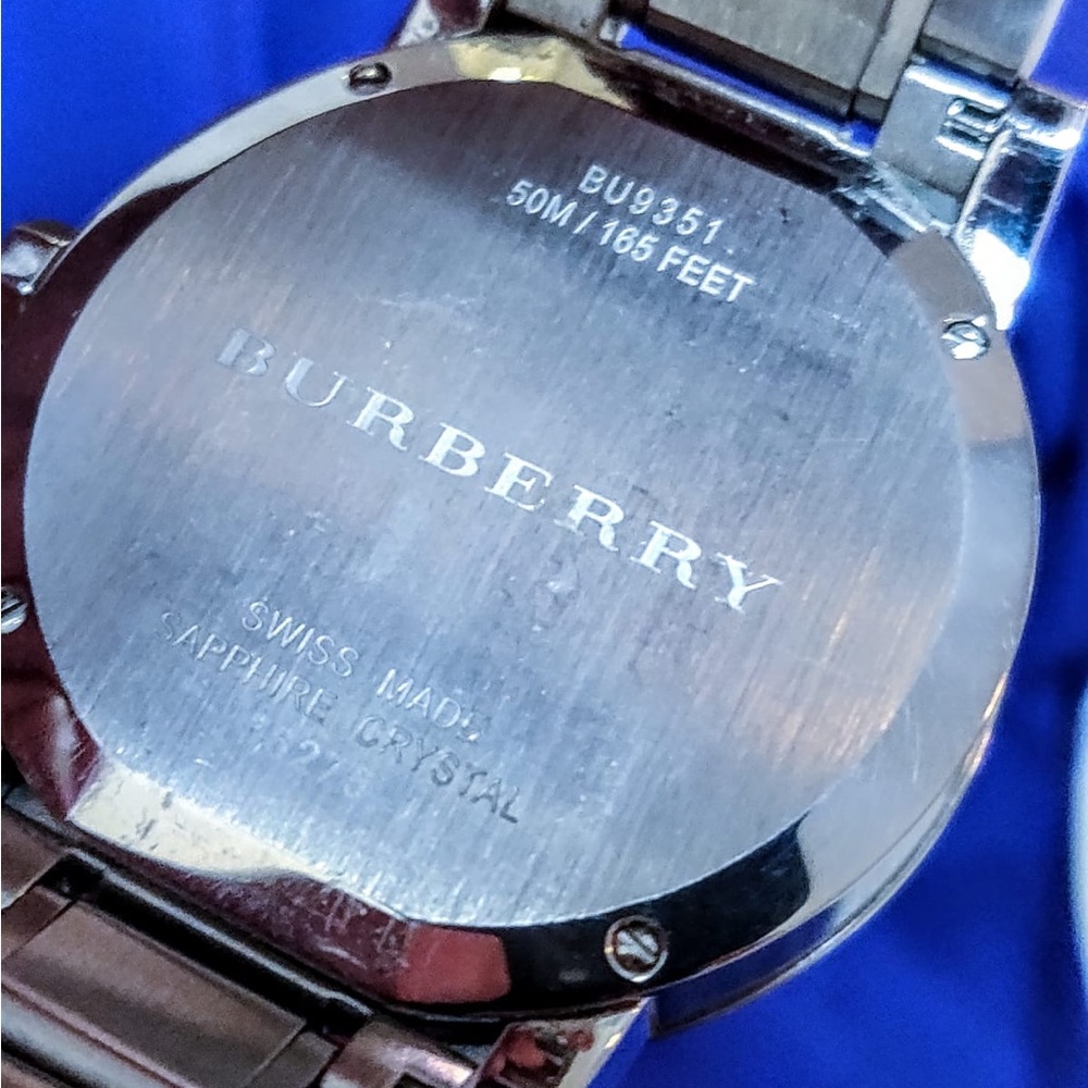 Burberry Bu9351 The City Swiss Chrono 43mm Mens Watch EUC - Picture 8 of 12